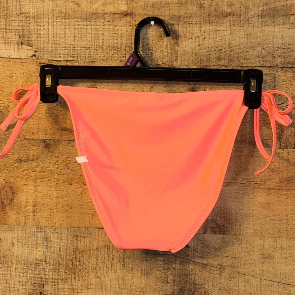 No Boundaries Neon String Bikini Bottoms